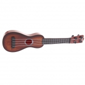 Detská gitara tmavo hnedá