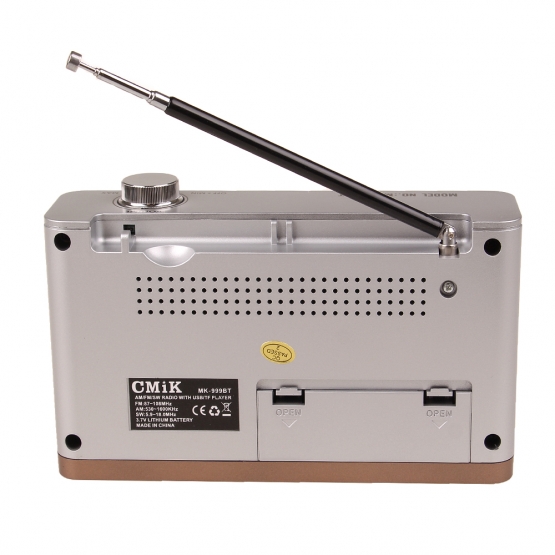Prenosné rádio CMIK MK-999BT strieborné