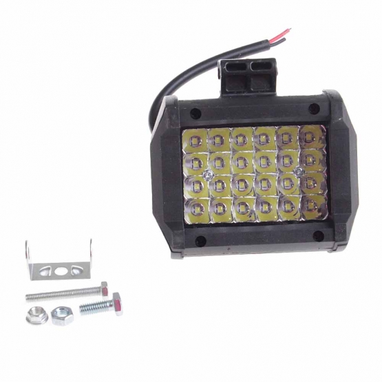 Pracovný reflektor štvorcový 24 LED