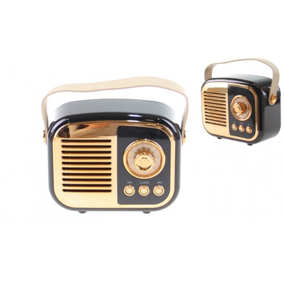 Bluetooth retro rádio BS-52D čierny