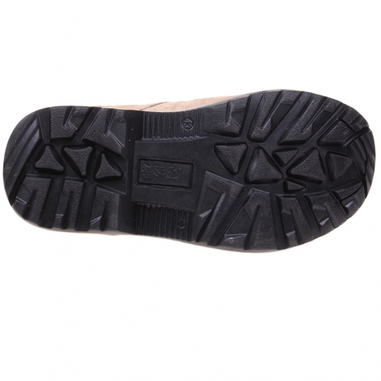 Pracovné topánky kožené béžové 41