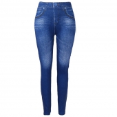 Sťahovacia džínsové legíny modré XL
