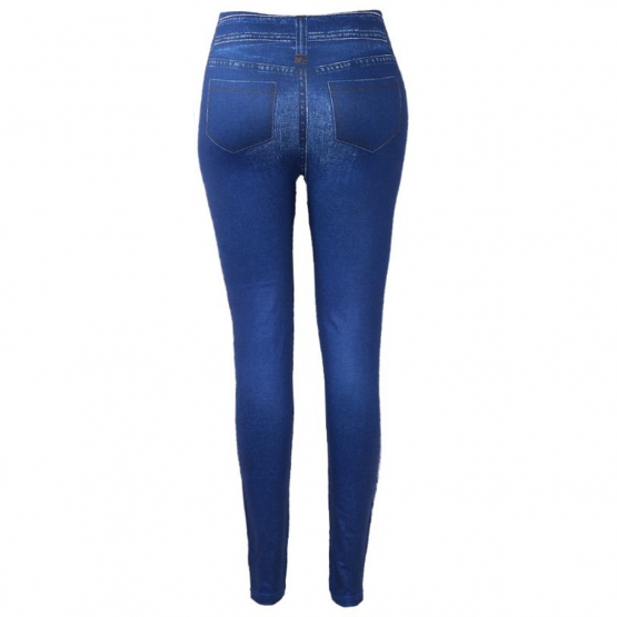 Sťahovacia džínsové legíny modré XL
