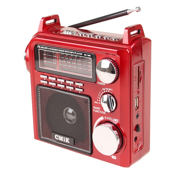 Prenosné rádio CMIK MK-1066 červené