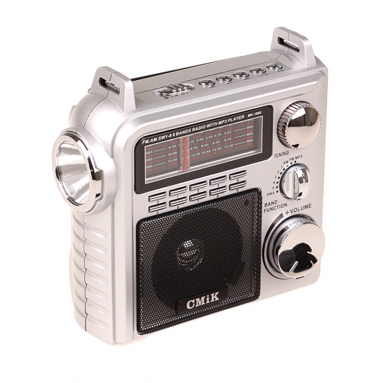 Prenosné rádio CMIK MK-1066 strieborné