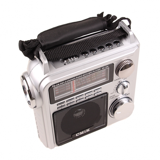 Prenosné rádio CMIK MK-1066 strieborné