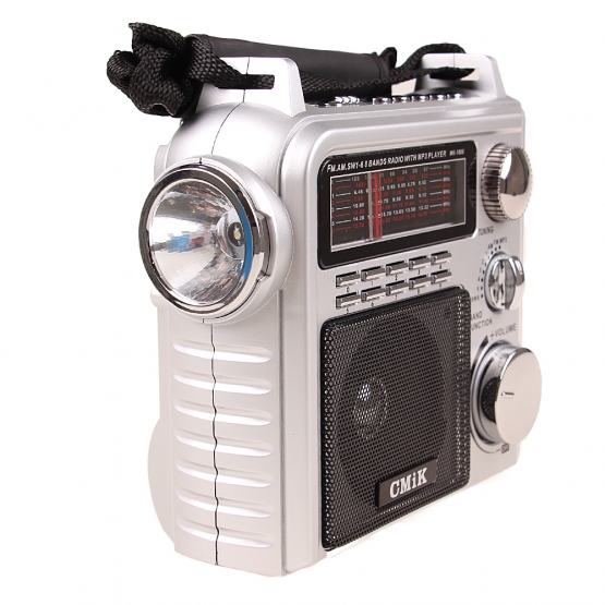 Prenosné rádio CMIK MK-1066 strieborné