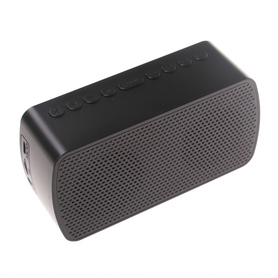 LED budík s displejom čierny HT-5294