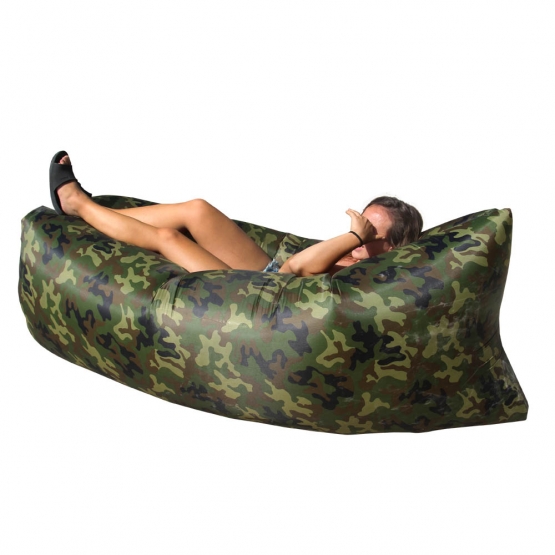 Nafukovacie vrece Lazy Bag maskáčový