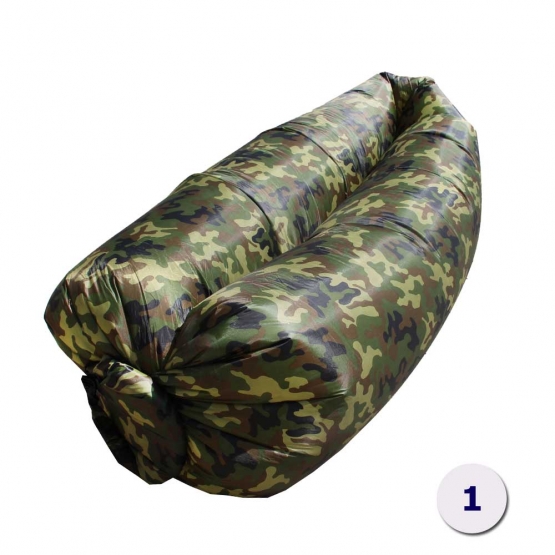 Nafukovacie vrece Lazy Bag maskáčový