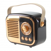 Bluetooth reproduktor retro rádio BS-52D čierny