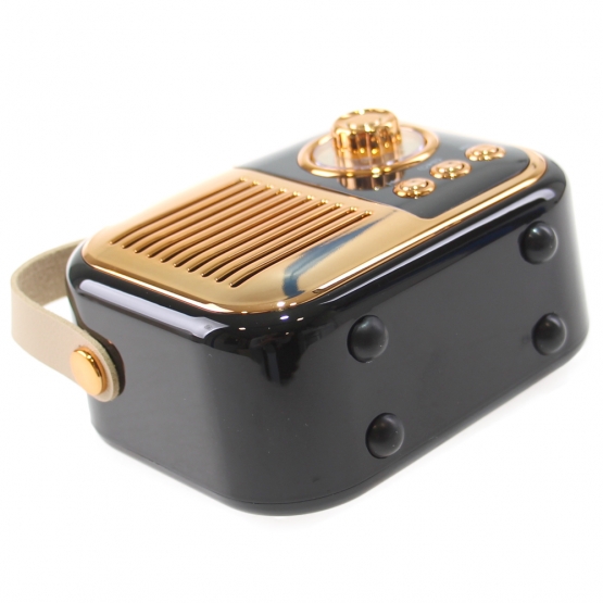 Bluetooth reproduktor retro rádio BS-52D čierny