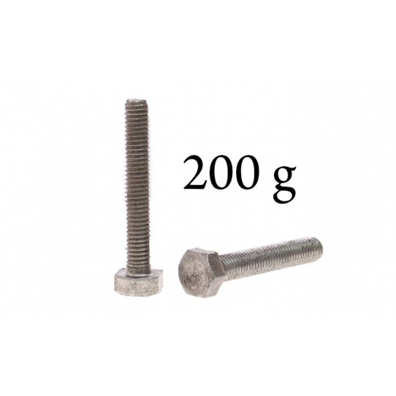 Skrutky so šesťhrannou hlavou M6x50, 200g