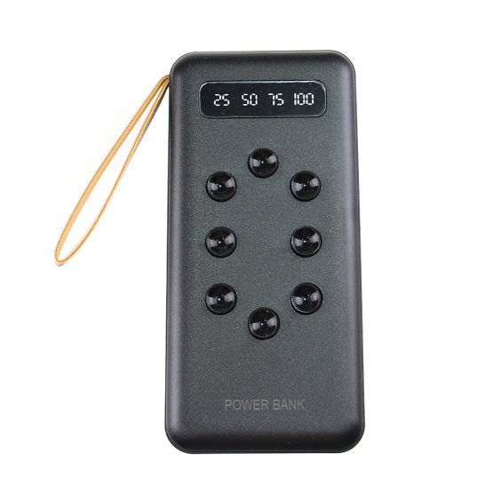 Powerbanka 4v1 s prísavkou 20 000 mAh čierna