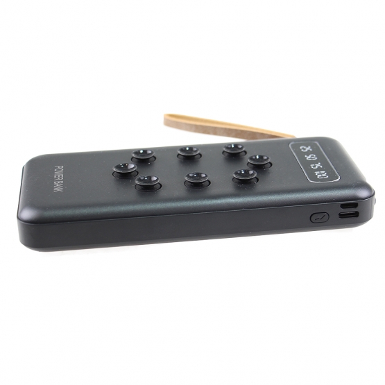 Powerbanka 4v1 s prísavkou 20 000 mAh čierna