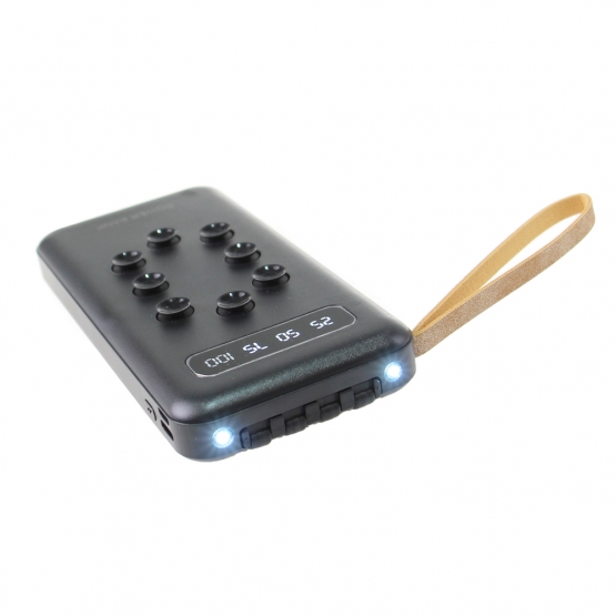 Powerbanka 4v1 s prísavkou 20 000 mAh čierna