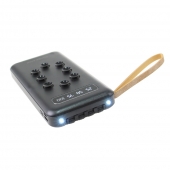 Powerbanka 4v1 s prísavkou 20 000 mAh čierna