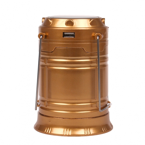 Solárne kempingový lampáš SH-5800T zlatá