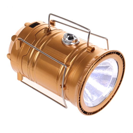 Solárne kempingový lampáš SH-5800T zlatá