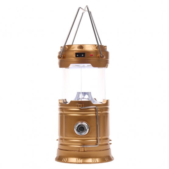 Solárne kempingový lampáš SH-5800T zlatá