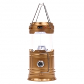 Solárne kempingový lampáš SH-5800T zlatá