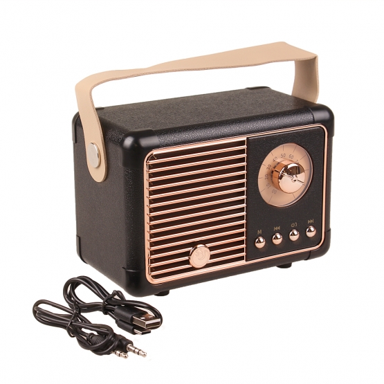 Bluetooth Retro radio HM11 PLUS black