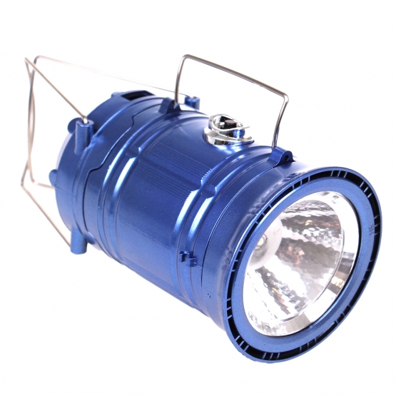 Solárne kempingový lampáš SH-5800T modrá