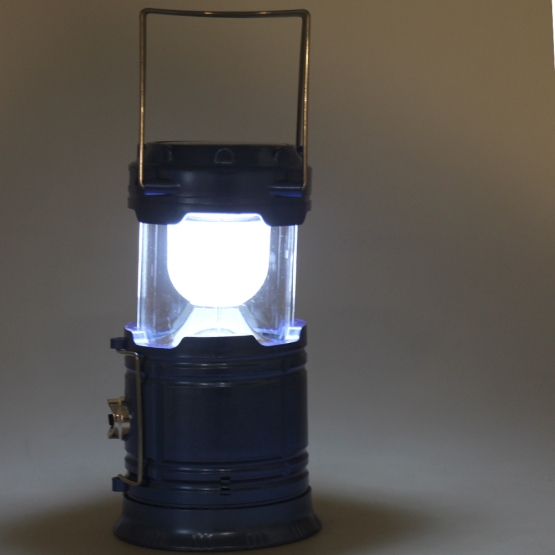 Solárne kempingový lampáš SH-5800T modrá