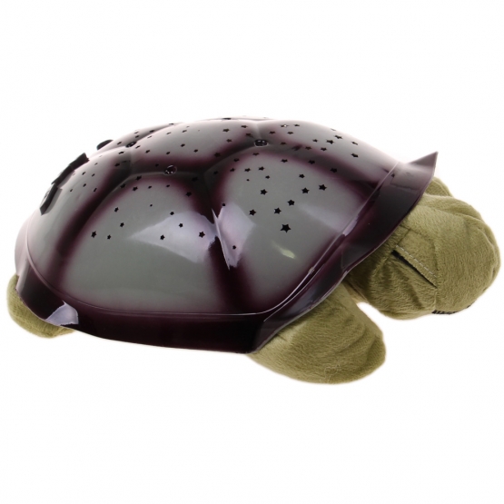 Magická svietiaca korytnačka tmavo zelená