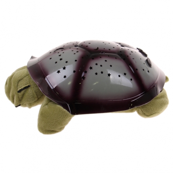 Magická svietiaca korytnačka tmavo zelená