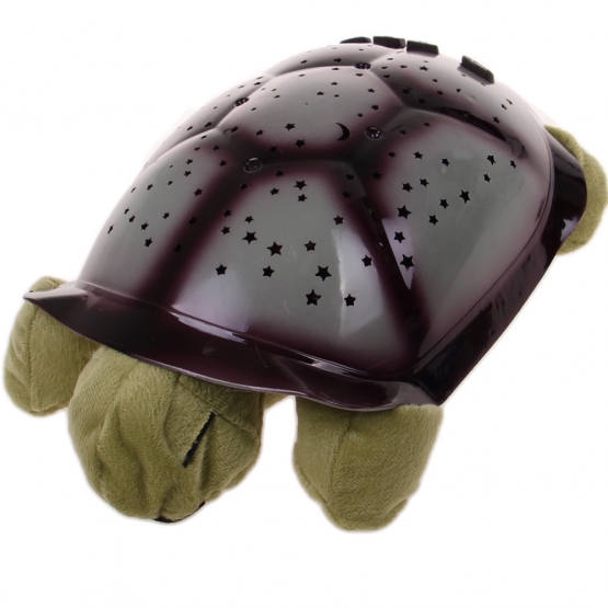 Magická svietiaca korytnačka tmavo zelená