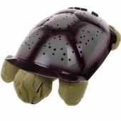 Magická svietiaca korytnačka tmavo zelená