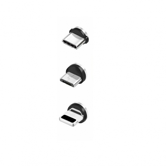 Magnetický USB kábel čierný