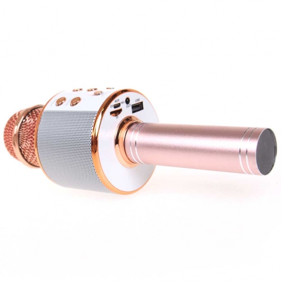 Karaoke mikrofon WS-858 rosegold