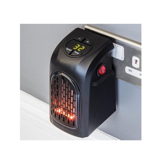 Teplovzdušný ventilátor do zásuvky 400 W