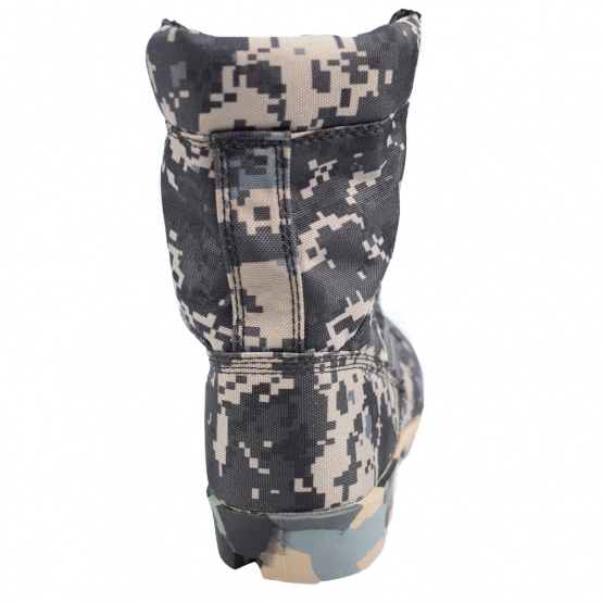 Topánky vysoké maskáčové čiernozelené vel. 40