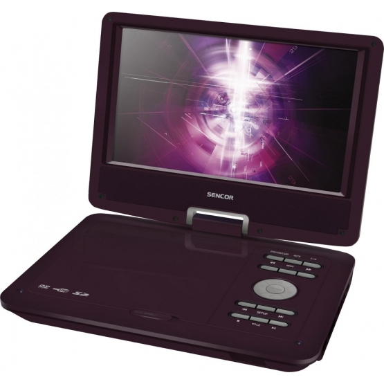 Prenosný DVD prehrávač Sencor SPV 2919 RED