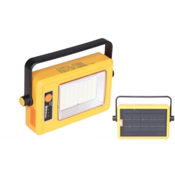 Solárny LED reflektor s powerbankou