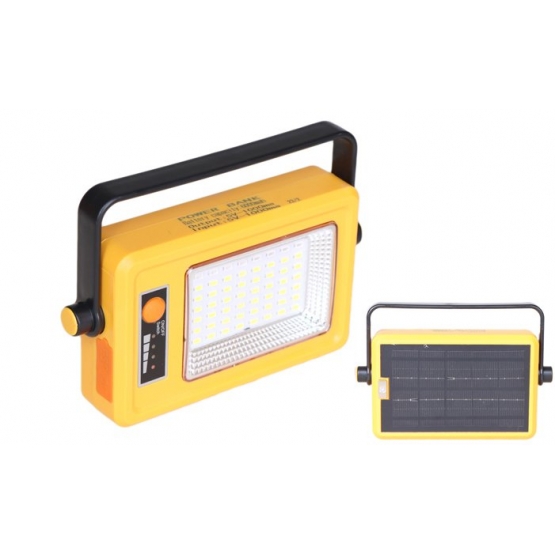 Solárny LED reflektor s powerbankou