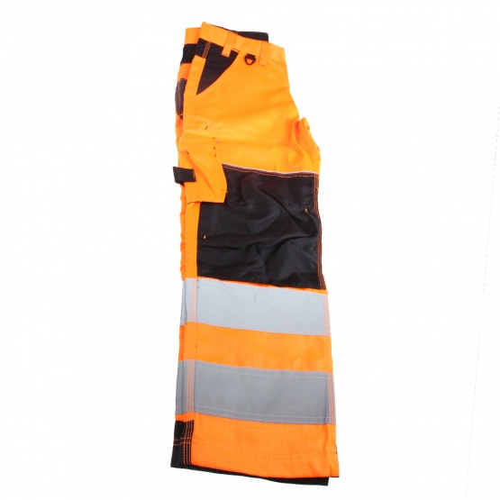 Pracovné reflexné nohavice oranžové