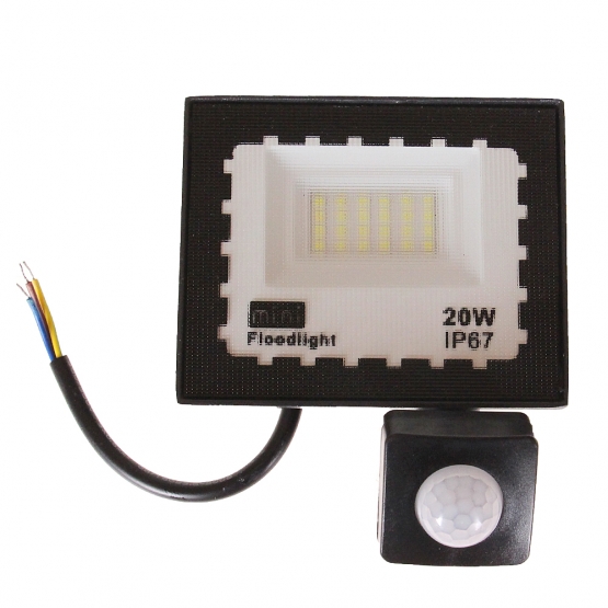 LED reflektor s pohybovým čidlom 20 W