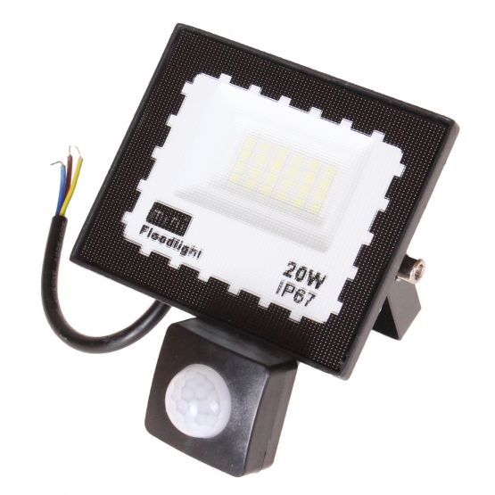 LED reflektor s pohybovým čidlom 20 W
