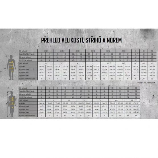 Pracovné drvené nohavice