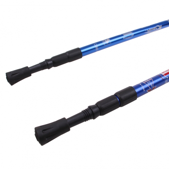 Trekingové palice s odpružením (2ks) modré