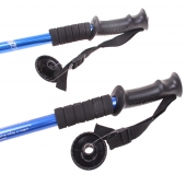 Trekingové palice s odpružením (2ks) modré