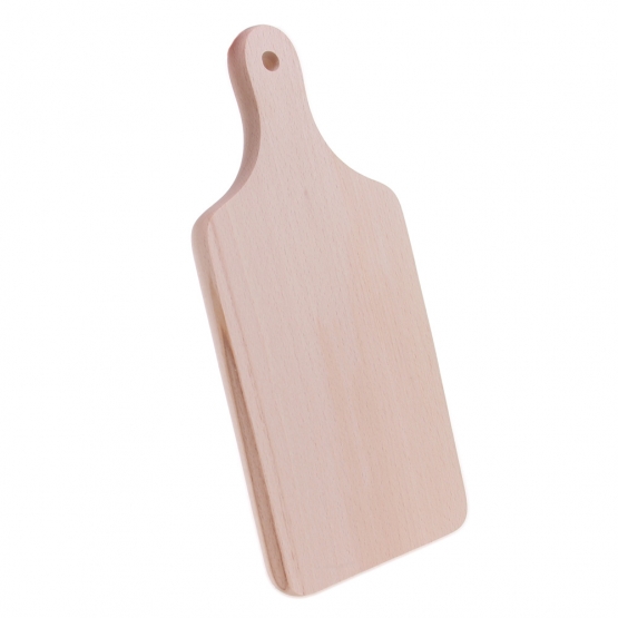 Doska na krájanie drevená hranatá