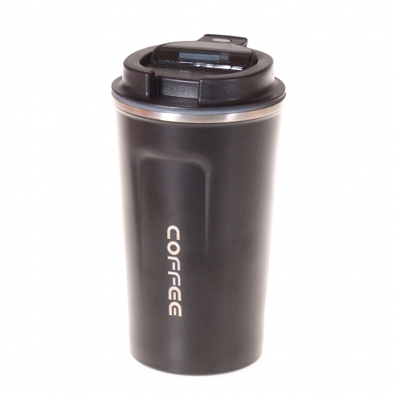 Termohrnček Coffee čierny
