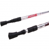 Trekingové palice s odpružením (2ks) strieborné