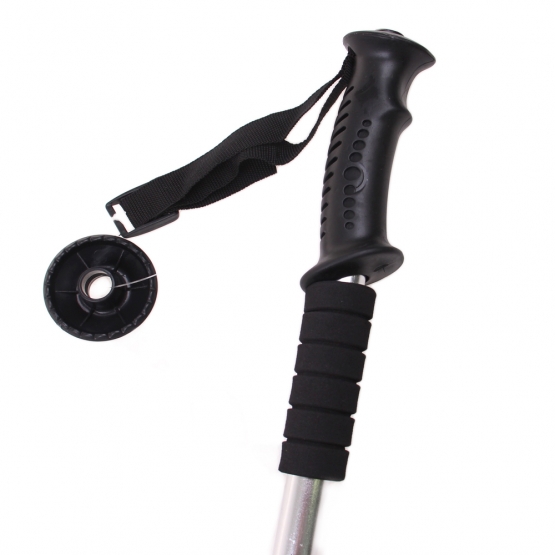 Trekingové palice s odpružením (2ks) strieborné