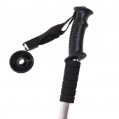 Trekingové palice s odpružením (2ks) strieborné